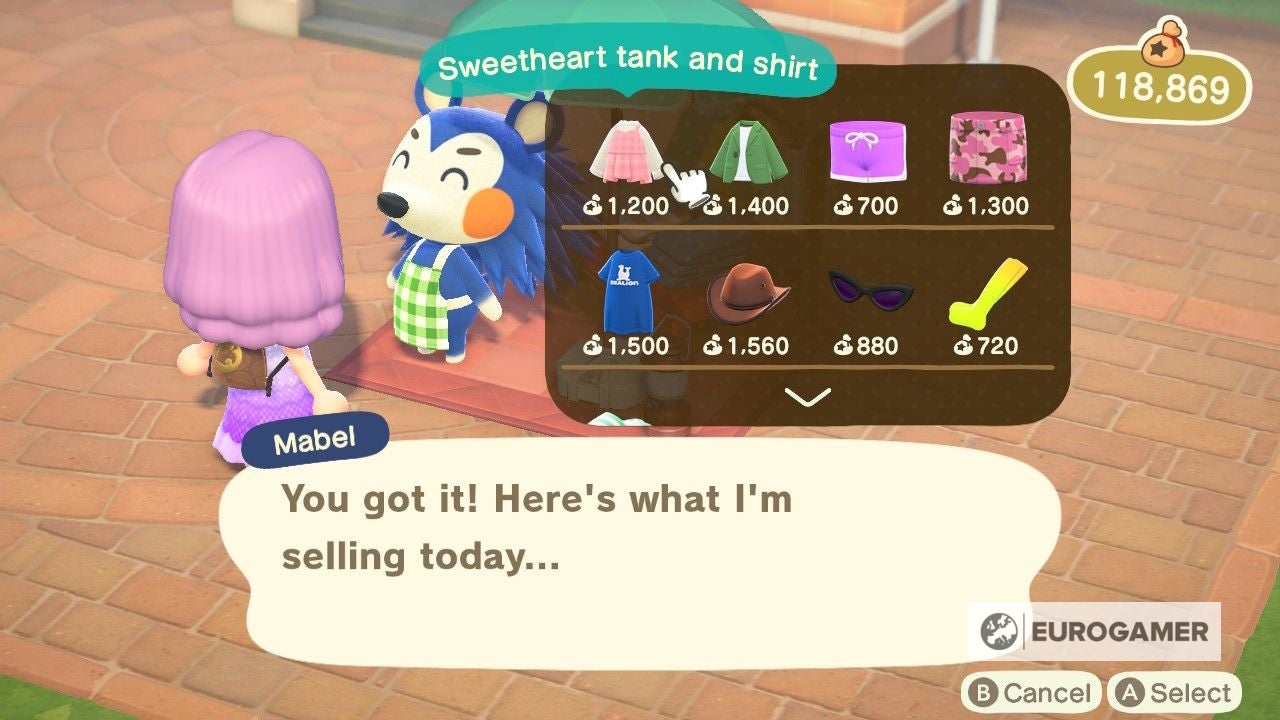 Animal Crossing Able Sisters how to open the tailor shop and unlock